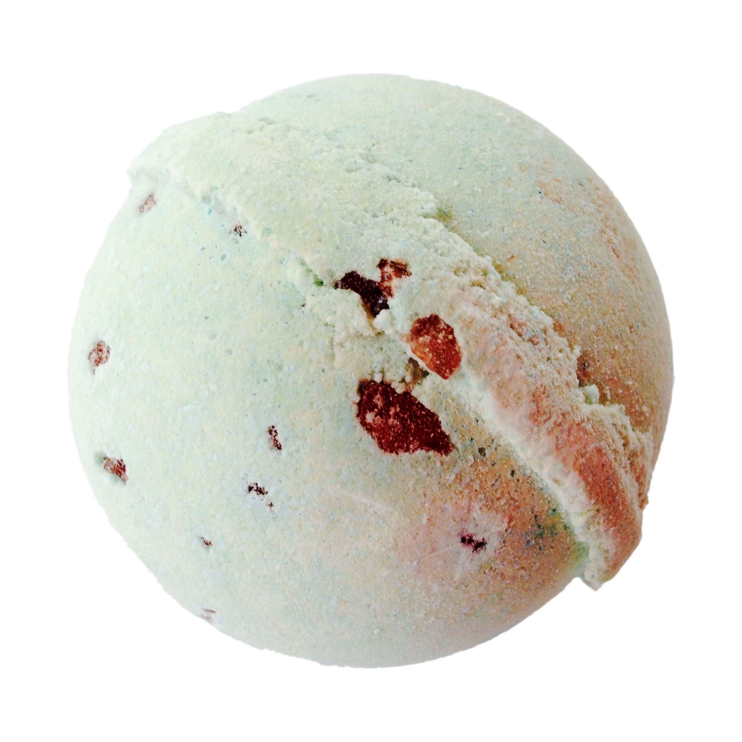 MINT CHIP with Wakame, Bath Bomb Made with Sea Weed and Peppermint Bath Bomb By Soapie Shoppe