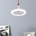 thumbnail image 2 of Ceiling Fans With Remote Control And Light Lamp Fan E27 Converter Base Smart Silent Ceiling Fans For Bedroom Living Room, 2 of 5