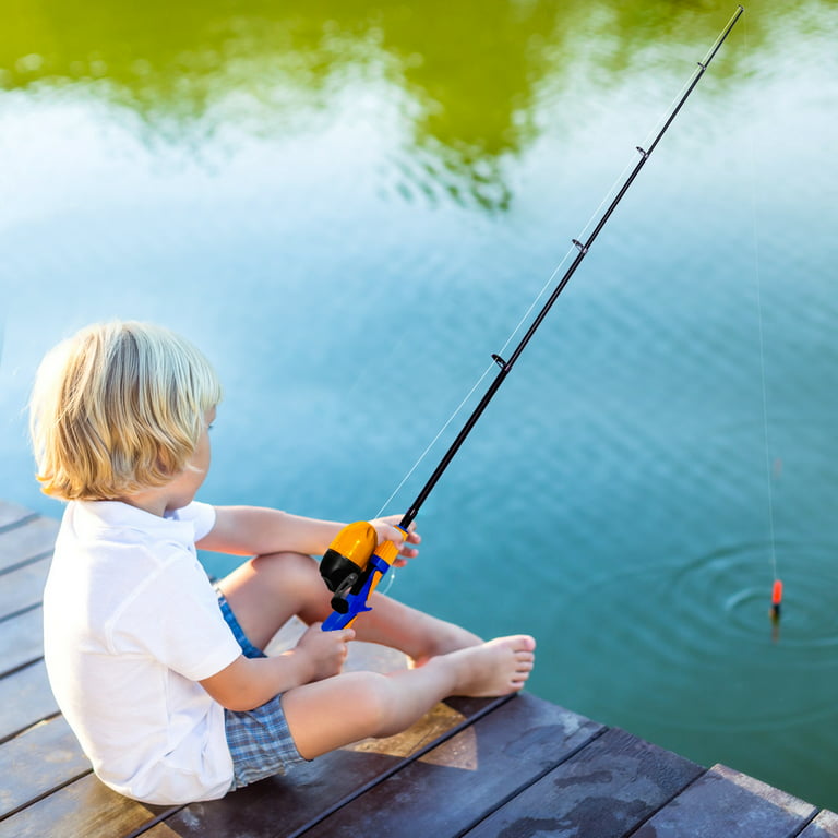 Kids Fishing Rod And Reel Set Telescopic Rod Reel Combo With