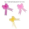 thumbnail image 4 of Bearachild 10 Uds. De lazos para envolver con decoración de cinta, nudos de regalo exquisitos grandes de plástico, decoración colorida, lazo, Kits de decoración para fiestas Rosado, 4 of 6