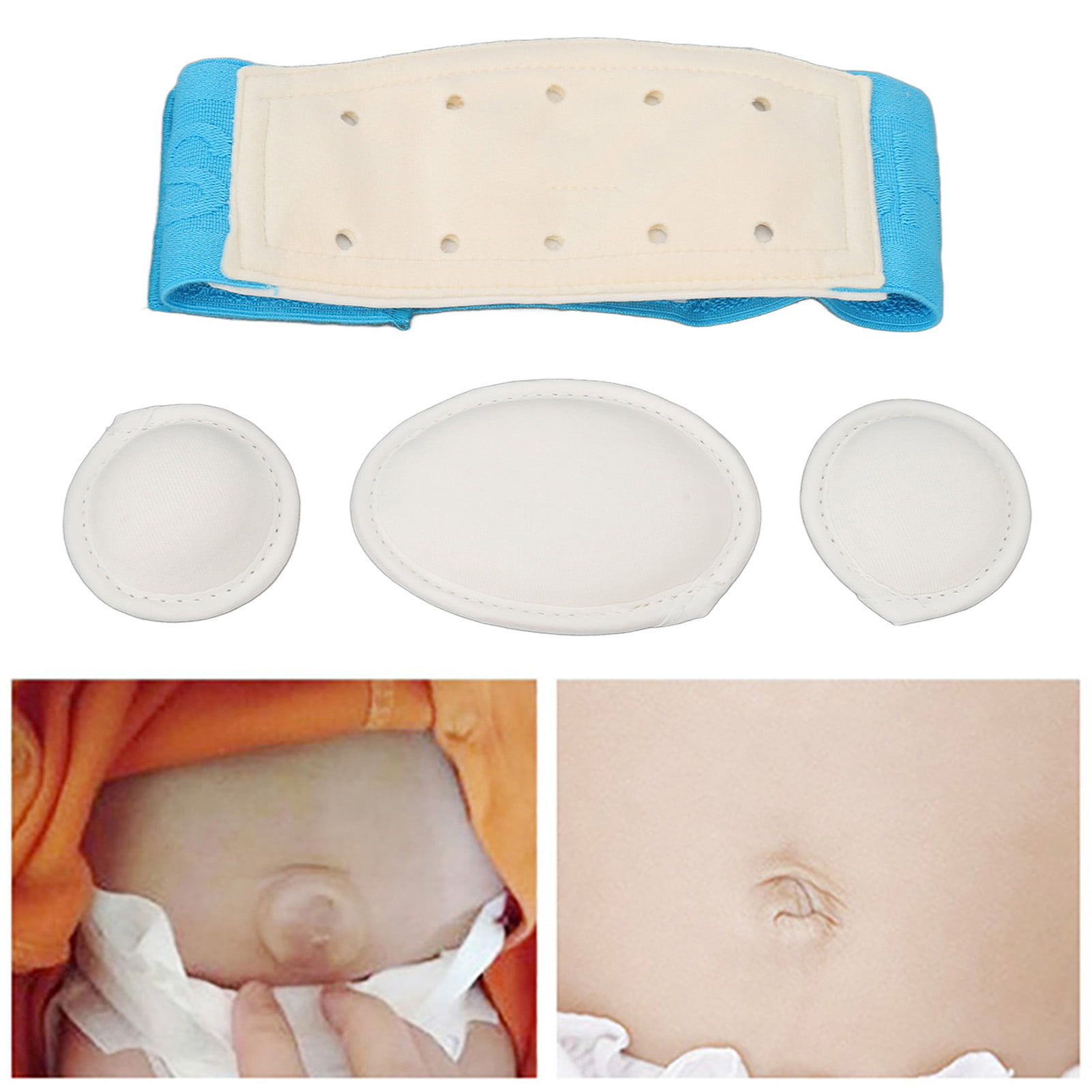 FAGINEY Infant Umbilical Hernia Belly Belt Cotton Fabric Abdominal Wrap Band  For 0 To 12 Months Baby,Infant Hernia Belt,Baby Umbilical Hernia Belt 