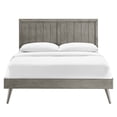thumbnail image 5 of Modway Alana Wood Full Platform Bed in Gray With Splayed Legs, 5 of 8