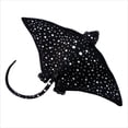 thumbnail image 1 of Peluche Real Planet Manta Ray 110 cm Sea Life, 1 of 8
