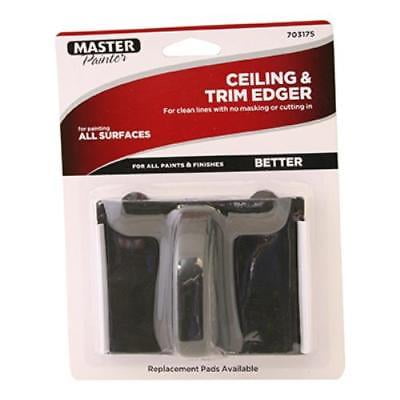 Master Painter Premium Ceiling & Trim Edger Flocked Paint Pad (Best Ceiling Paint Edger)