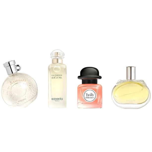 Set de regalo en miniatura Perfume Hermès Discovery de 4 piezas para mujer
