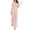 Pink, variant on Levmjia Women's Plus Size Lace Nightgown Set Deep V Long Dress Backless Sleepwear Adjustable Straps Comfortable for Bedroom Anniversary Valentine
