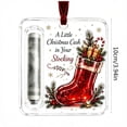 thumbnail image 4 of SDJMa Christmas Cash Gift Ornament, 2D Flat Acrylic Money Holder for Xmas Tree Hanging Decoration, Unique Money Gift for Christmas New Year Party Favors Supplies, 4 of 5