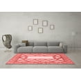 thumbnail image 3 of Ahgly Company Machine Washable Indoor Rectangle Abstract Red Modern Area Rugs, 6' x 9', 3 of 4