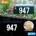 thumbnail image 4 of HLONK Waterproof Mailbox Numbers Stickers Reflective Mailbox Numbers for Outside  Large 3 Inch Self Adhesive 0-9 Vinyl Number for Mailbox  Door  Garbage Bins  Address Number (Silver ), 4 of 7
