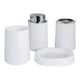 thumbnail image 1 of Cateissary Taza de cepillo de dientes con mango de cepillo de acero inoxidable, Kit de baño duradero y no oxidable, suministros de almacenamiento Juegos de accesorios de baño, 1 of 6