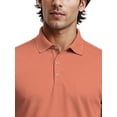 thumbnail image 6 of Ben Hogan Men's & Big Men's Performance Eco Mini Geo Jacquard Short Sleeve Polo Shirt, up to 5XL, 6 of 7