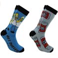 thumbnail image 1 of The Simpsons 2 Pack Crew Socks, 1 of 2