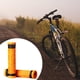 thumbnail image 5 of 1 par de puños para manillar de bicicleta de montaña de 30 mm, puños antideslizantes para manillar de bicicleta de carretera. naranja, 5 of 7