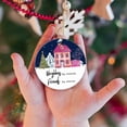 thumbnail image 4 of Neighbors by Chance Friends by Choice - Neighbor Christmas Ornament Gifts Xmas Keepsake Heart-shaped Ceramic Christmas Tree Ornament Decoration, 4 of 6
