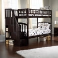thumbnail image 1 of Atlantic Furniture Westbrook Lit Superposé, Simple/Simple, Espresso, 1 of 8