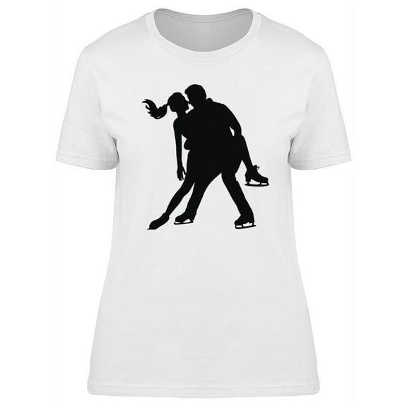 Athletes Skaters Silhouette T-Shirt Women -Image by Shutterstock, Female XX-Large