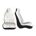 thumbnail image 3 of Cauagu Elephants And Giraffes Print Car Seat Covers,Universal Automotive Seat Covers Car Seat Protectors Easy to Install Car Cover Car Accessories Auto rucks Van & SUV-1, 3 of 9