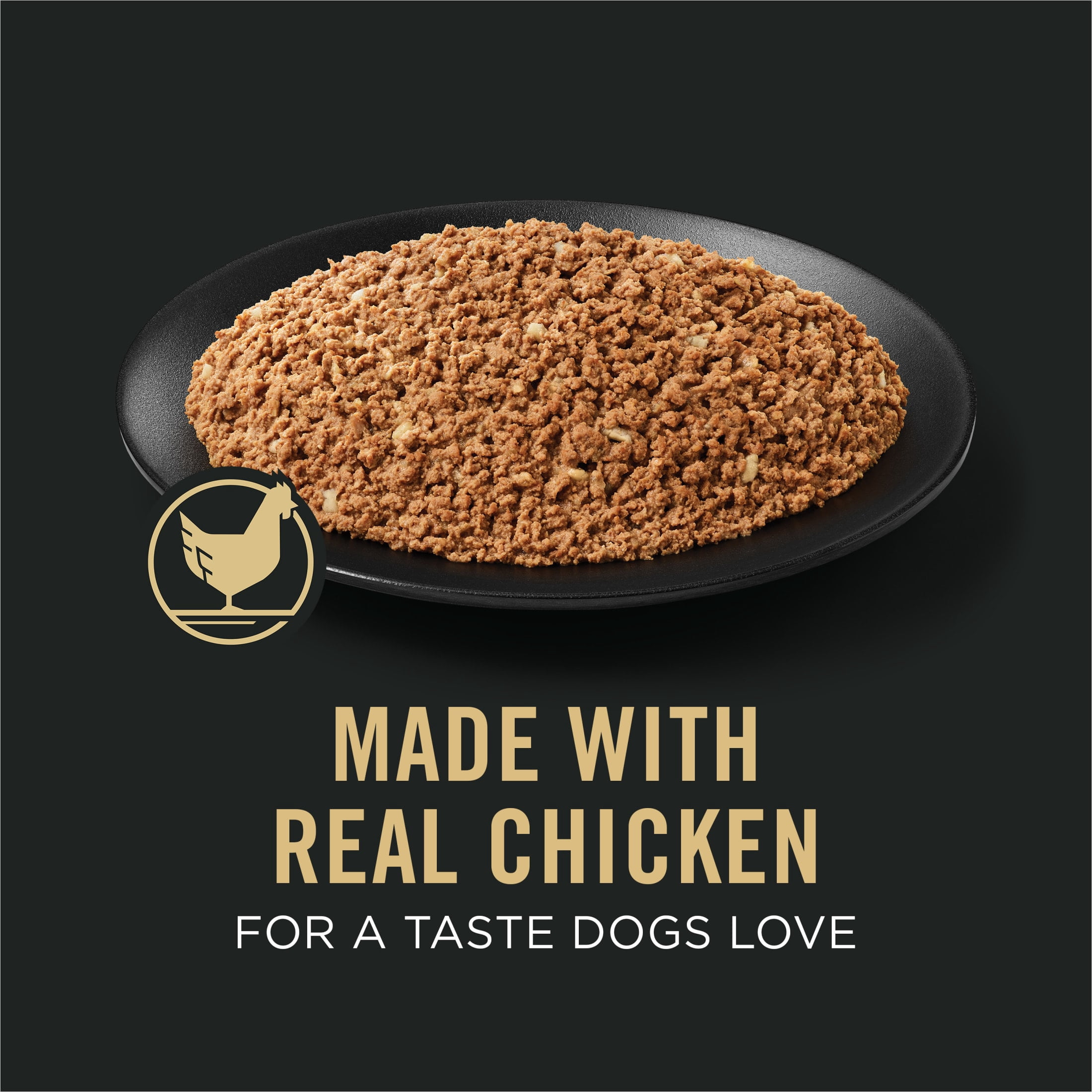 (12 pack) Purina Pro Plan Wet Dog Food for Senior Dogs Adult 7 Plus Chicken and Rice Entree Classic, 13 oz Can (12 Pack)