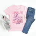 thumbnail image 2 of Long Live Country Girls Glitter - Youth Short Sleeve Graphic T-Shirt, 2 of 9