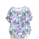 thumbnail image 1 of Camisas de Manga Corta para las Mujeres Casual Cuello Redondo Cómodo Regular de Lino Blusa Botón Superior Verano Manga Corta Tops para las Mujeres, 1 of 5