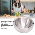 thumbnail image 5 of BOKYAN 304 Stainless Steel Mixing Bowl Double Layer Insulated Salad Bowl with 2 Water Injection Holes Fruit Serving Bowl for Kitchen Restaurant Large Size (11.81 inches / 30 cm), 5 of 9