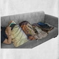 thumbnail image 6 of Wyoming Soft Flannel Fleece Throw Blanket, Aerial Vista Photo of Flaming Gorge National Recreation Area Panorama at Sunset, Cozy Plush for Indoor and Outdoor Use, 50" x 60", Multicolor, by Ambesonne, 6 of 6