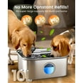 thumbnail image 2 of Dog Water Fountain for Large Dogs, 10L/2.6Gal Dog Fountain Water Bowl with Multi-Filtration & Deeper Drinking Aera, Large pet Water Fountain with Water Window & LED, Ultra-Quiet, 2 of 7