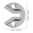 USHOBE Heavy Duty Picture Frame Hanging Hardware Plated Silver ...