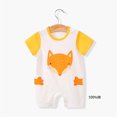 thumbnail image 2 of Icvfdpl Toddler Baby Loungewear Print Summer Short Sleeve Romper Jumpsuit Clothes Skin-Friendly 3-6 Months, 2 of 4
