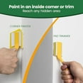 thumbnail image 5 of Paint Edger Tool Kit, 9 Inch Paint Pad Set, 7 PCS Paint Edger with Trim, Touch-Up Pad,Corner Wall and Ceiling Pad Painter,360° Rotation Handle Paint Edger Trimmer with Refill Pads, 5 of 7