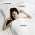 thumbnail image 4 of ViscoLogic Series Egyptian Comfort - Silky Smooth Lightweight Bedsheet Set - Brushed Micro - Deep Pocket - White (King), 4 of 7