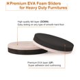 thumbnail image 4 of Deslizadores para muebles EASTWONDER, 16 piezas, almohadillas de fieltro de 7,5 cm, 4 of 7