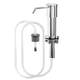 thumbnail image 1 of Yuarrent Dispensador de jabón de acero inoxidable duradero para fregadero de cocina, resistente a la corrosión. Cocina y Comedor plata, 1 of 6