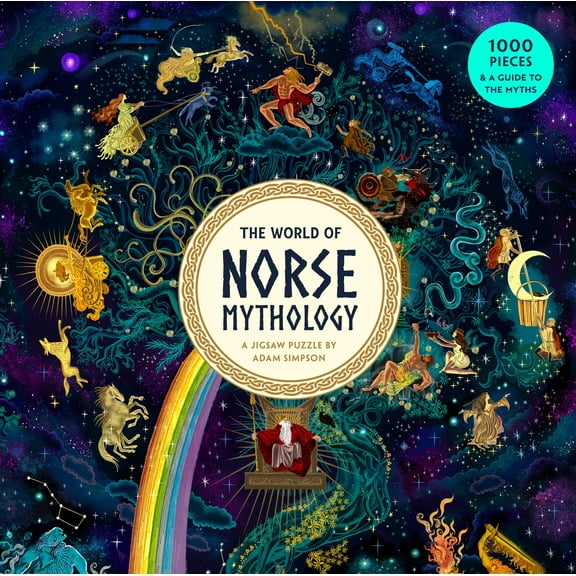 World of Norse Mythology 1000 Piece Puzzle : A Puzzle by Adam Simpson
