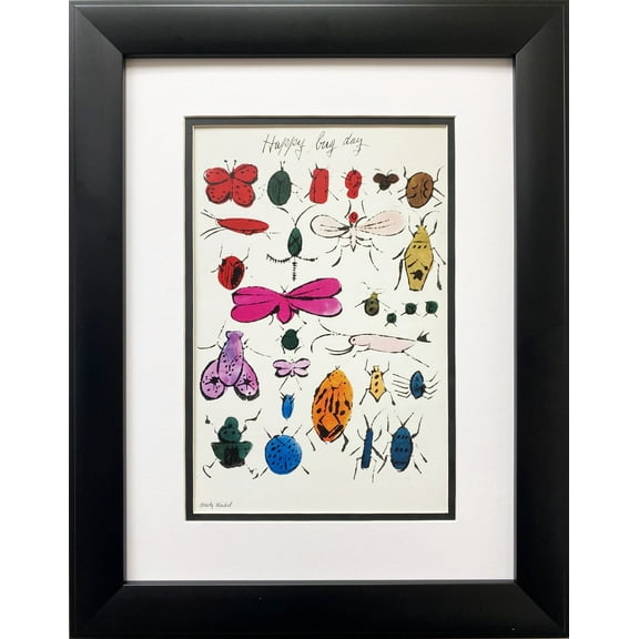 Andy Warhol "Happy Bug Day" NEWLY CUSTOM FRAMED Pop Art Generic