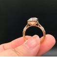 thumbnail image 4 of 3Ct Cushion Cut Lab Created Diamond Valentine Gift For Women's Ring 14k Yellow Gold Plated, 4 of 4