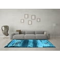 thumbnail image 3 of Ahgly Company Indoor Rectangle Oriental Light Blue Industrial Area Rugs, 3' x 5', 3 of 4