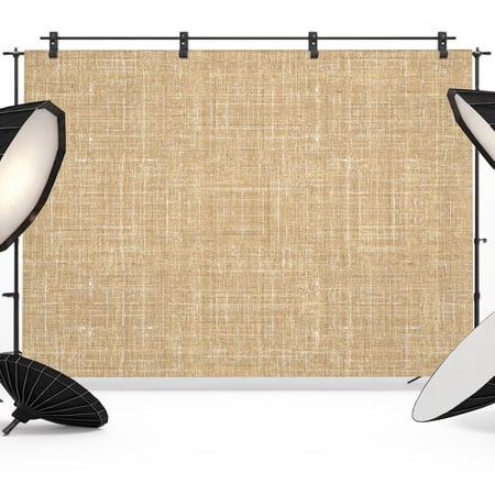 Khaki Backdrops for Photography Abstract Modern Farmhouse Solid Color Fabric Photo Background Sturdy Studio Props for Photo Studio Video Recording Booth & Photoshoot 8x6ft