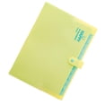 thumbnail image 1 of Carpeta de archivos desplegable Baoblaze A4 12 compartimentos Amarillo, 1 of 6