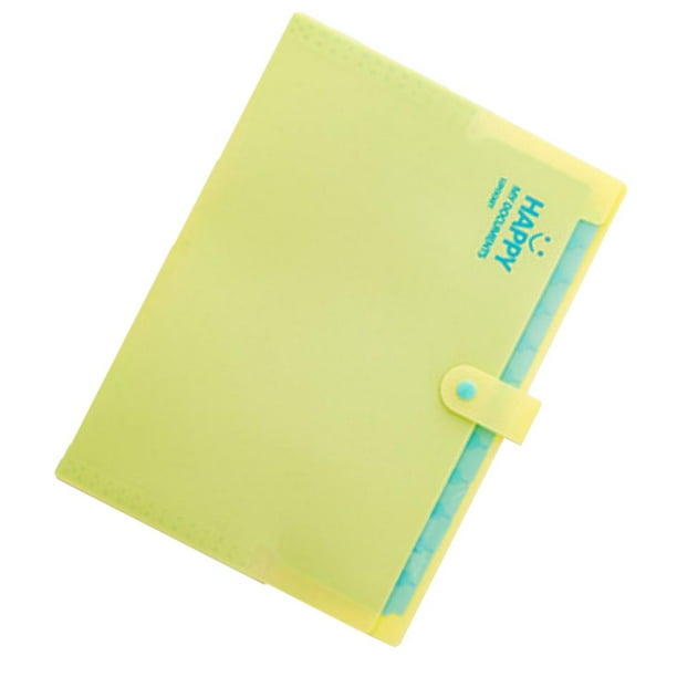 Carpeta de almacenamiento de archivos shamjiam organizador tamaño A4 Amarillo