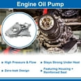 thumbnail image 3 of Bomba de aceite del motor Unique Bargains No.15010EB70A/15010EB30A/150105X00C/150105X00A para Nissan Cabstar 2006-2013, 3 of 7
