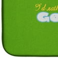 thumbnail image 4 of I'd rather be Golfing Woman on Green Dish Drying Mat, 4 of 7