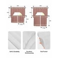 thumbnail image 5 of Western Texas Star Retro Swag Kitchen Curtains Sets for Windows 24 Inch Length, Country Vintage Red Beige Plaid Short Window Curtain Panels Swags Valances and Tiers 3 Piece Set for Cafe/Dining Room, 5 of 5
