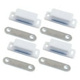 thumbnail image 2 of 4X Magnetic Catch Cupboard Door Latch White Cabinet Catch Magnet with Screws, 2 of 9