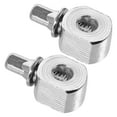 thumbnail image 5 of QIFULL 2Pcs Drum Kit Pedal Hammer Counterweight Silver Metal Replacement Drum Foot Pedal Parts, 5 of 7