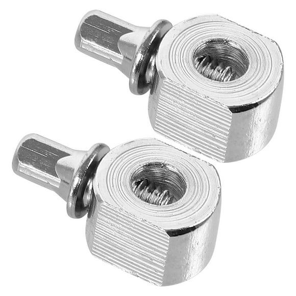 Luxshiny 2Ud Para Martillo Pedal De Batería Accesorio De Metal Plateado Para Músicos