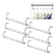 thumbnail image 3 of Perchas De Armario De Metal Con 6 Ranuras, Organizador De Ropa Mágica, Guardarropa Multifuncional, Ahorro De Espacio Para Colgar Speravity HA023945-00, 3 of 7