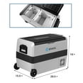 STAKOL 53 Quarts Portable Electric Car Cooler Refrigerator Mini Travel