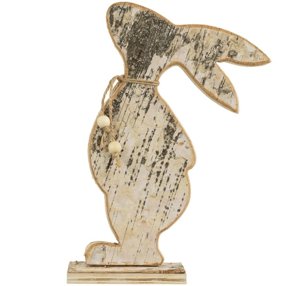 Northlight Rustic Wooden Rabbit Silhouette Easter Decoration - 12"