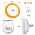 thumbnail image 2 of Night light, insert wall with light sensor, LED night light, staircase, hallway light, warm white, 2 of 5